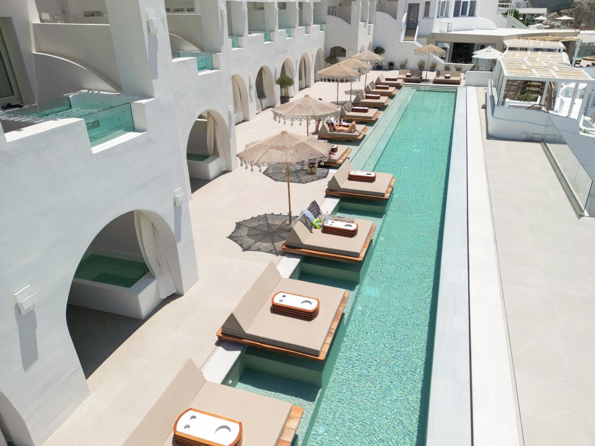 Apeiron Blue Santorini - Sustainable Adults Only 14 Plus ثيرا المظهر الخارجي الصورة