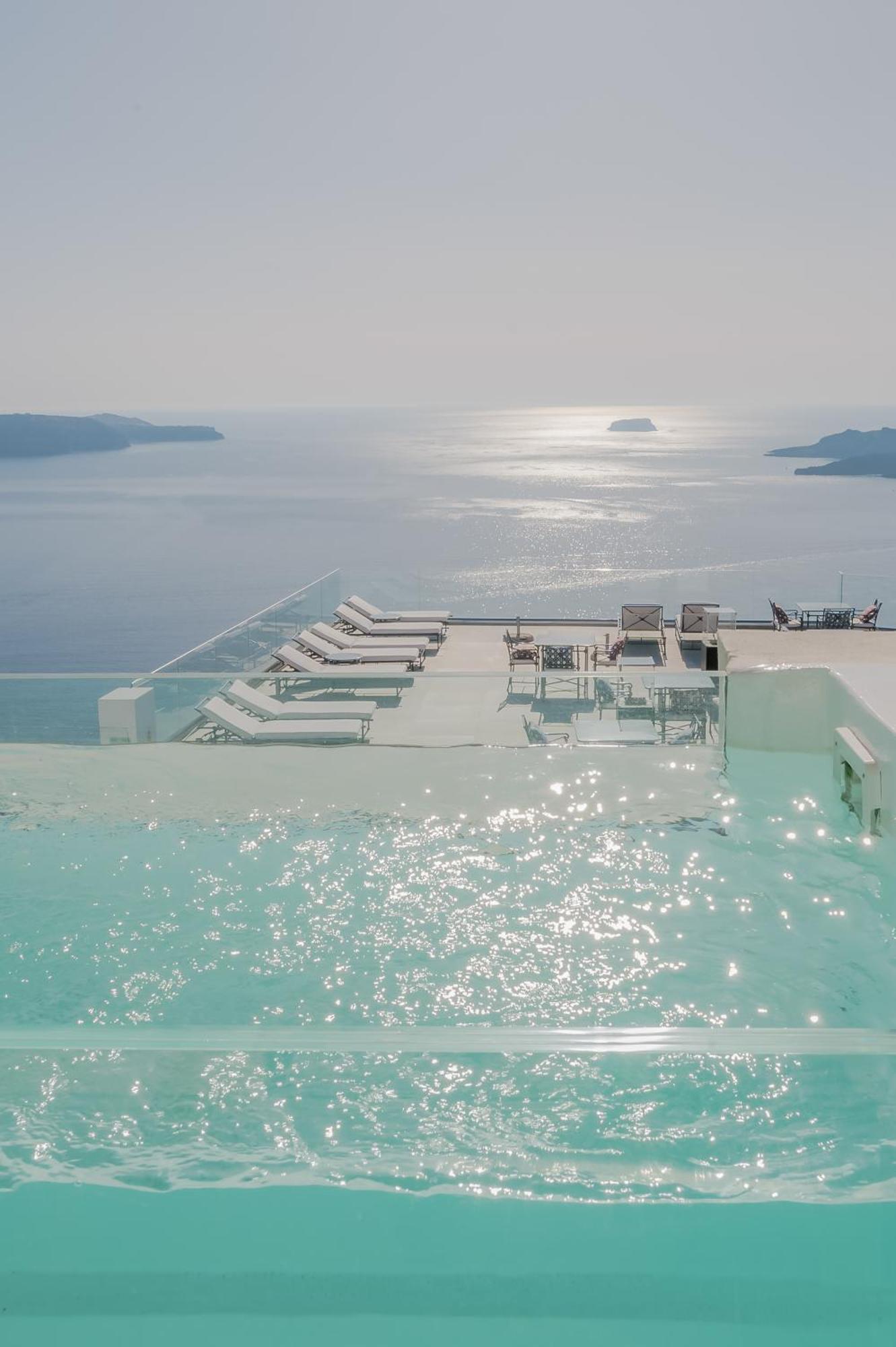 Apeiron Blue Santorini - Sustainable Adults Only 14 Plus ثيرا الغرفة الصورة